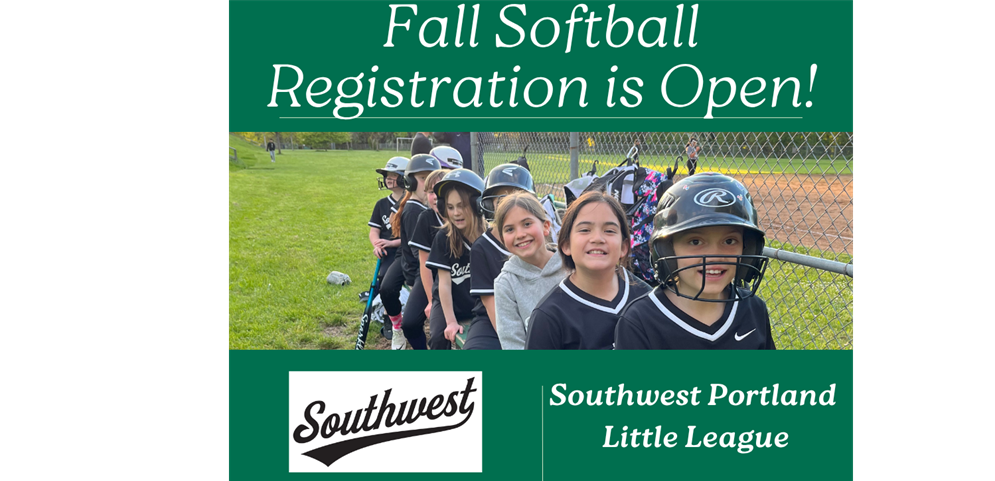 Fall Softball Registration 