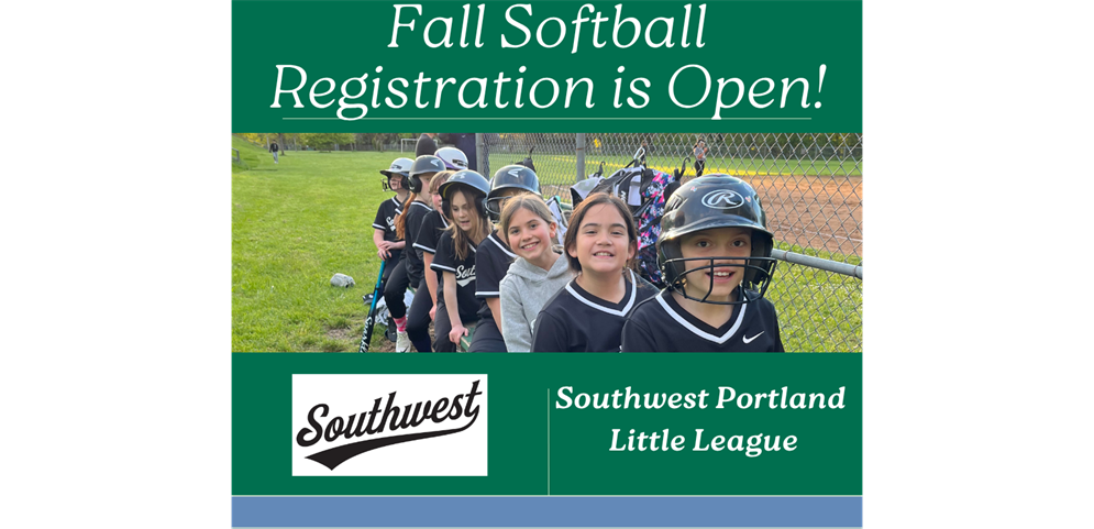 Fall Softball Registration 